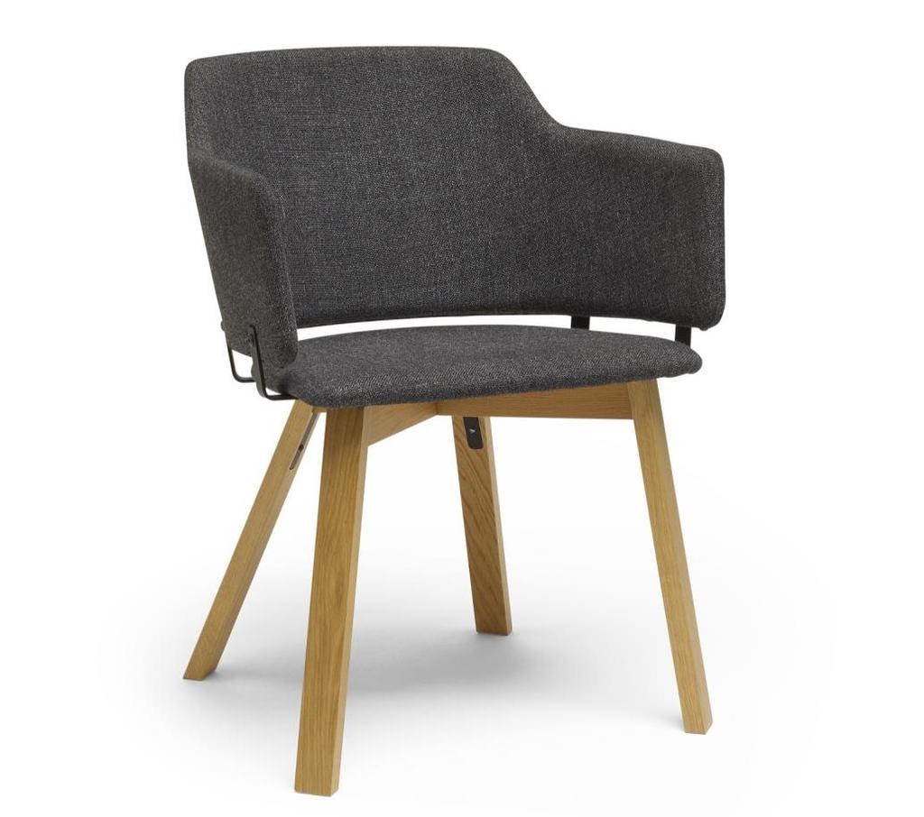 000 OPTIONAL FRAME IN BLACK OR WHITE STAIN ASH + 440 + 550 OPTIONAL ARMREST SHOEING UPHOLSTERY COM + 460 + 575 FABRIC + 0,3M A +