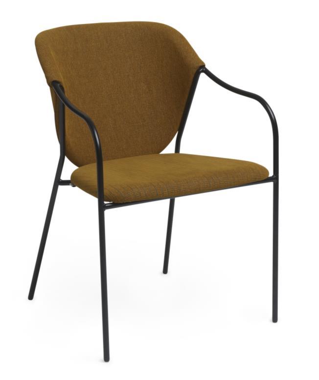 PORTIA PORTIA DESIGN SUPERLAB 2018 STACKABLE ARMCHAIR FULL UPHOLSTERED FRAME IN