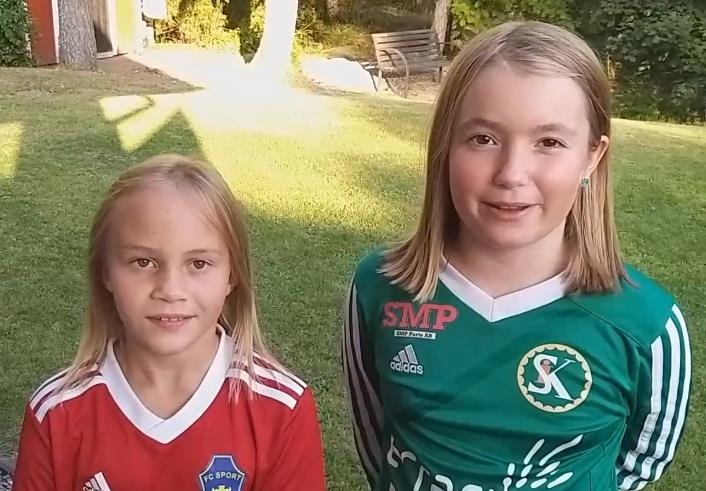 Emilia ja Inkeri toivottavat