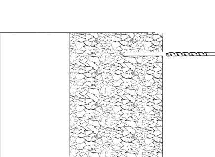 Rund tkhuv för etong Monteringsnvisning Komponentlist Rund tkhuv för etong () 2 Betong skruv 5 mm x 70 mm (8) 3 Betongorrshuvud 4 mm x 89 mm () Ytterligre mteril oh verktyg 2 Tätnings färg Applier