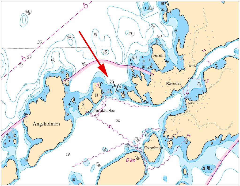 2016-07-14 4 Nr 607 Norra Östersjön * 11342 Sjökort: 616, 6162, 6171 Sverige. Norra Östersjön. Stockholms södra skärgård. N om Nåttarö. Furukobbarna. Prickar.