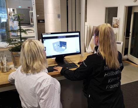 Får vi plats med den stora duschkabinen eller bör vi välja en mindre? Med ritverktyget Blueprint kan du låta fantasin flöda, prova olika alternativ och hitta fram till dina drömmars badrum.
