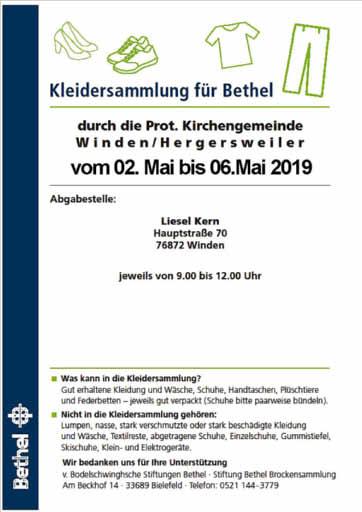 April 2019 20:00 Uhr Bibelgesprächskreis Bad Bergzabern/mit Fahrdienst aus Kapellen und Niederhorbach Donnerstag, 25. April 2019 19:30 Uhr Mitarbeiter-Abend Freitag, 26.