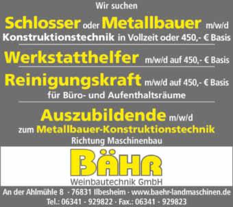 Bad Bergzabern, den 24.04.2019-90 - Südpfalz Kurier - Ausgabe 17/2019 STELLEN Markt Weitere Jobs: wittich.