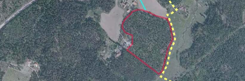 Planens syfte är att möjliggöra bostadsbebyggelse som tillvaratar naturkaraktären och förhåller sig på ett respektfullt sätt till naturreservatet.