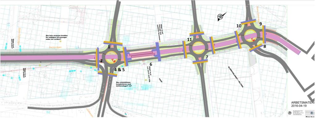 8 (10) Kölängdsdiagram Här följer diagram över kölängder för de olika