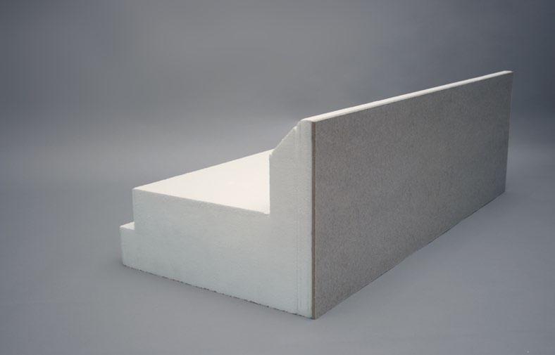 SUNDOLITT GRUNDELEMENT Sundolitt LE-element Isolerande sockelelement försett med fibercementskiva. Sundolitt LE-element har en extra tjock botten - 0mm.