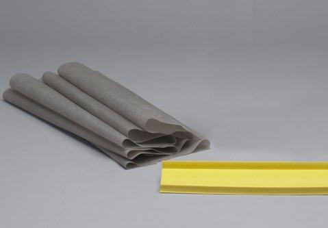 N Avtäckningslist, mm Avtäckningslist, 0 mm EP membran Klisterbruk Konstruktionslim Fasadplugg m 2 /rulle 2,5
