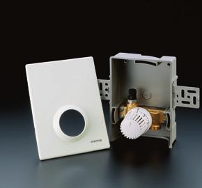Unibox Plus/Unibox E Plus för styrning med både termostatventil och returtemperaturventil Unibox Vario/Unibox E Vario för styrning med returtemperatursventil Unibox TSH Inbyggnadsset för