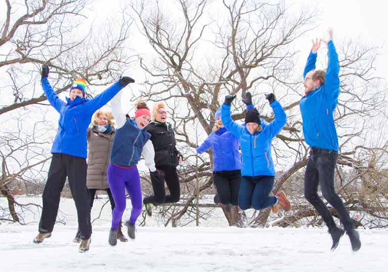 FOLKHÄLSA OCH LIVSGLÄDJE I 1.8 MILJONER MÖTEN Friluftsfrämjandet finns för att, genom friluftsliv, verka för folkhälsa och livsglädje. Så lät det när vi grundades 1892, och så än idag.