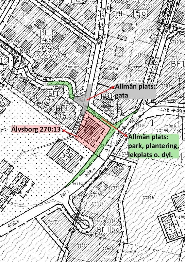 Karta III Gällande Stadsplan och Illustration 1975 Karta IV Tomtindelning 1977