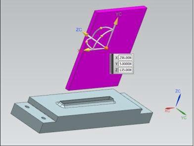 Figure 4 - The composite vane is bonded to the titanium bracket by a pocket joint The project has addressed the following research questions: Design solution: How to design a pocket joint for joining