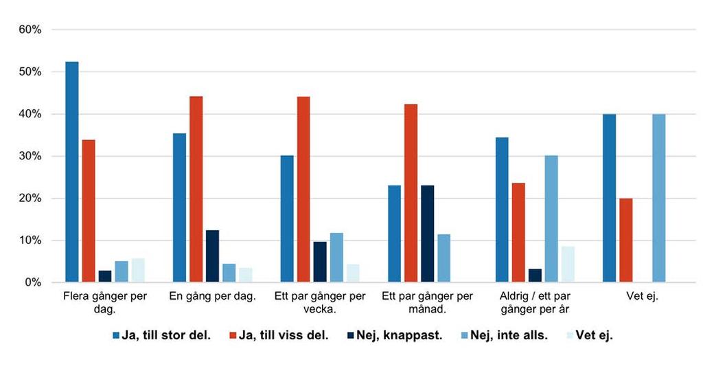 let, hantera betalningar och ekonomi, vara en del av sociala gemenskaper, ta del av samhällsinformation och att sköta myndighetsärenden.