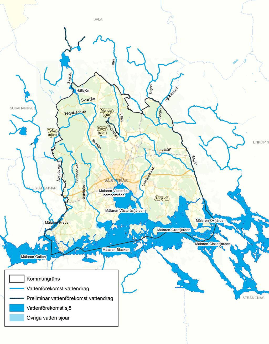 Kunskapsnivån är låg avseende grundvatten, men utifrån den kunskap som finns ser situationen bra ut i de delar av grundvattenförekomsterna som ligger inom kommunens gränser.