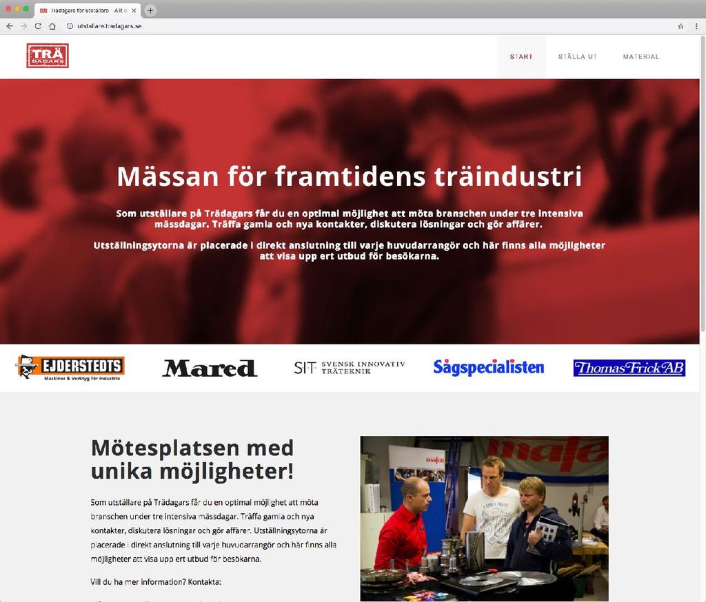 19 Utställarinformation utstallare.tradagars.