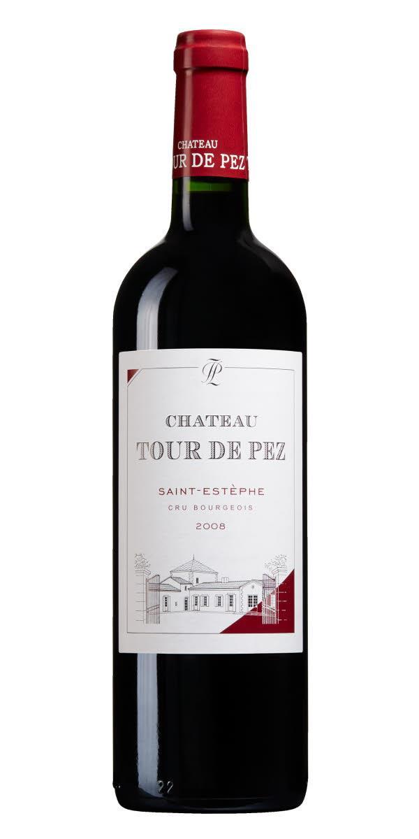 Château Tour de Pez 2008 Haut-Médoc, Saint-Estèphe, Cru Bourgeois Nr. 99219 Pris 249:- Alkoholhalt. 13 % FSF: 9-9-9 Färg. Mörk, röd färg. Doft.