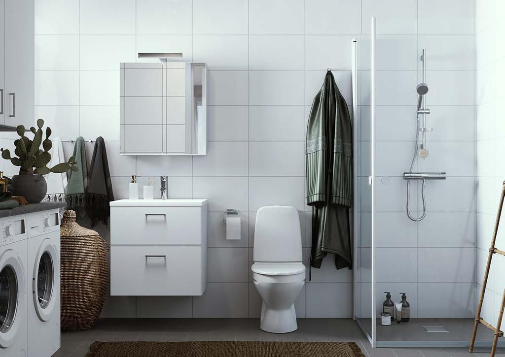 BADRUM Från ett funktionellt utrymme för personlig hygien och tvätt till en skönt avslappnad miljö för återhämtning och egen tid. Badrummet har gjort en tidsresa som heter duga.