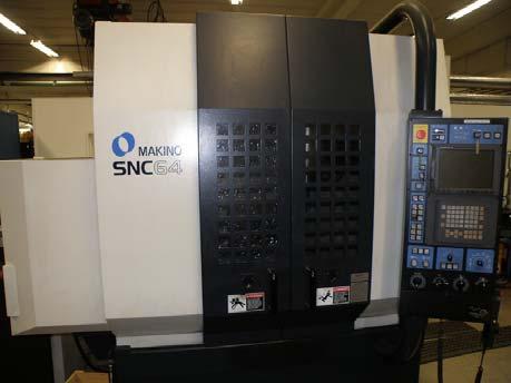 Makino SNC64 Graphite Fleroperationsmaskin för Grafit- eller Finbearbetning.