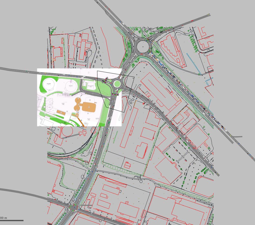 5.2 PROGNOSÅR 2030 Figur 5-5 Simulering prognosåret 2030.