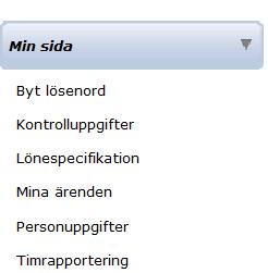 Inloggning Du går in på https://mdh.hr.evry.se med ditt mdh-id och lösenord. Du hamnar automatiskt på fliken Min sida vid inloggningen.