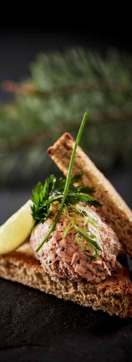 Rillette på varmrökt lax 10 12 portioner Klassiska smaker i en lite ny och väldigt god tappning! Vårt rödbetspulver kan du givetvis ha i brödet, om du vill löpa hela, röda linan ut.