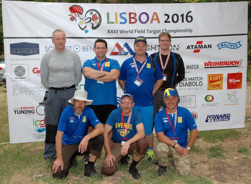 Svenska landslaget i Field Target Den 17/9-2016 var