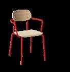 0,55/150 cm /2st Stol ATLAS passar bra som elev- eller matsalsstol 6 - vuxen, klädda stolar rekommenderas inte tillsammans med upphängningsbeslag på bord Rekommenderad bordshöjd Stol 44 cm - Bord 72