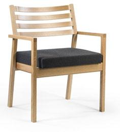 Stolar Modus bariatri stapelbar karmstol (extra bred), med fast klädsel, björk HB52080, Modus bariatri karmstol, extra bred HB52081, Modus bariatri avtagbar ryggdyna liten, 2 spjälor HB52082, Modus