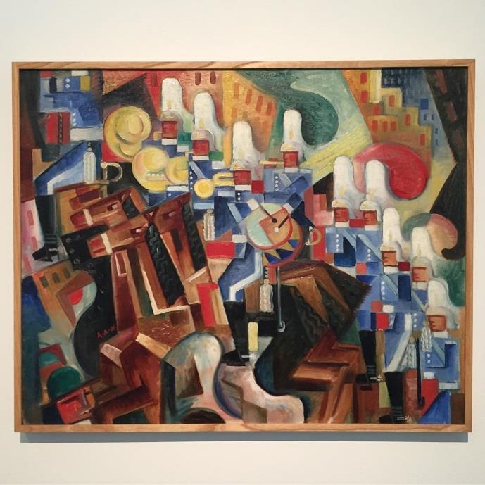 GAN Gösta Adrian Nilsson på Sven-Harrys Den 30 maj presenterar museet Sjömanskompositioner - färgens dramatik och stadens dynamik med verk av Gösta Adrian-Nilsson (1884-1965).