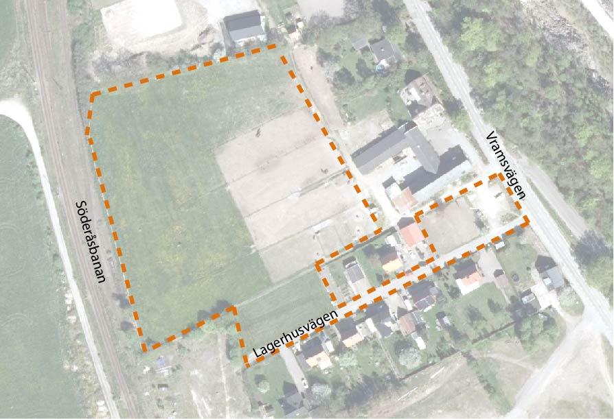 PLANDATA Läge och areal Planområdet är beläget i södra delen av Åstorps samhälle mellan