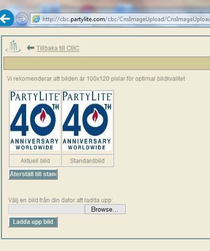 Candle Connection Gör Candle Connection mer personlig lägg till en personlig profilbild! PartyLite 40-årslogon fungerar som din profilbild i Candle Connection nyhetsbrevet.