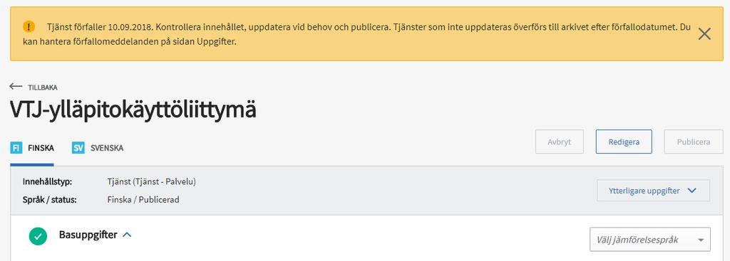 ANVISNING 78 (87) o o o fortfarande skjuta upp de uppgifter som det kommit påminnelser om och på så sätt tömma listan.
