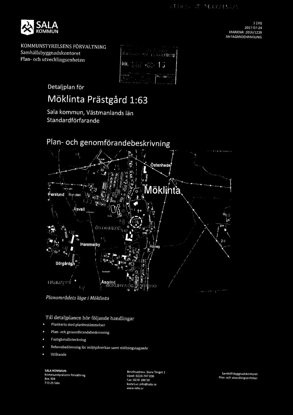 ägna1459l was may Plan- och genomförandebeskrivning /r \\ En hi.,.