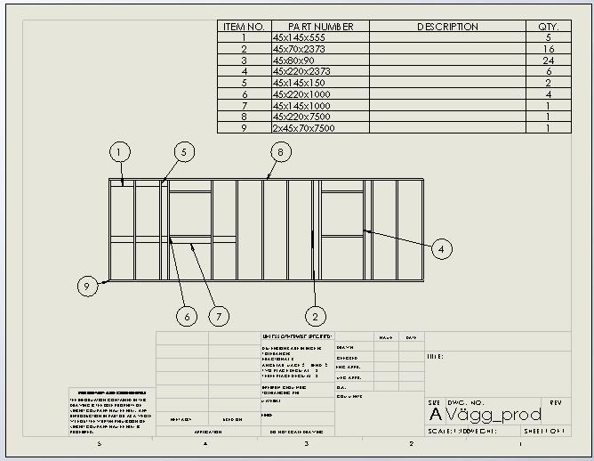 structure Latch 71-11 Nogging piece Latch 71-13 Ground beam