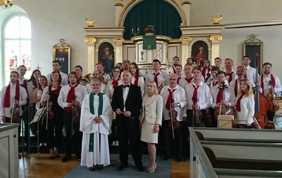 Kyrknytt Konsert i Glimåkra kyrka Det var musikalisk fest i Glimåkra kyrka den 16 juni, när den ryska symfoniorkestern Moskva-Zhukovsky Symphony Orchestra under ledning av professor Sergey Skripka