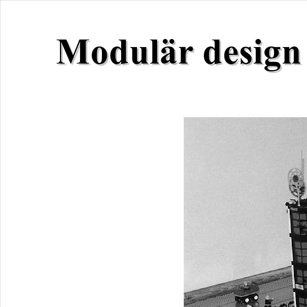 Programmering = modellering Ett program är