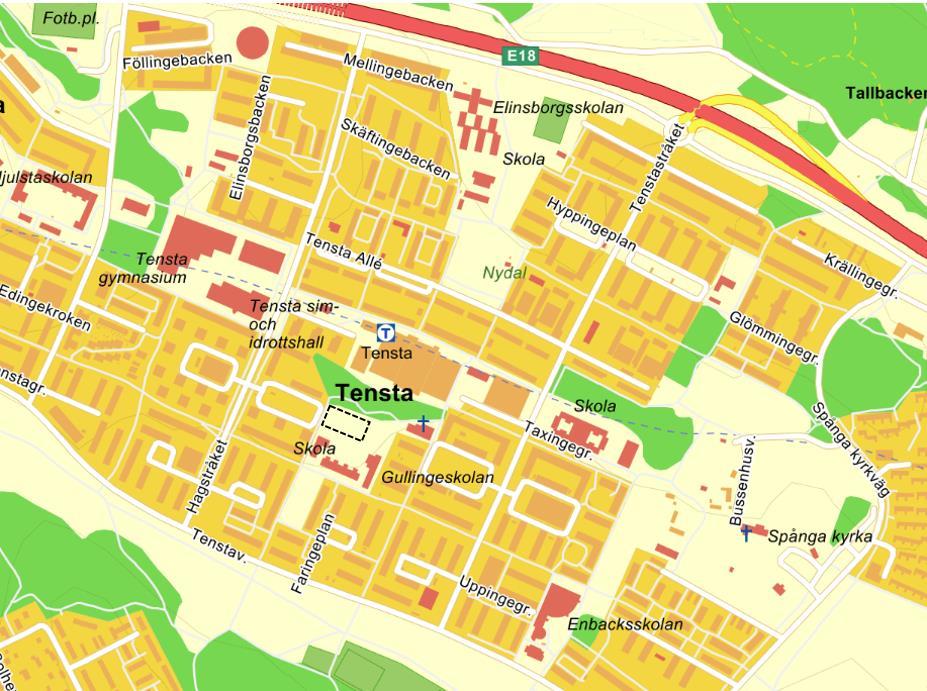 1 Inledning 1.1 Bakgrund Fastigheten Tisslinge 2, Gullingeplan 30 i Tensta är idag planlagd för barnavårdsändamål. Där har varit en förskola i två huskroppar, Hus A och B.