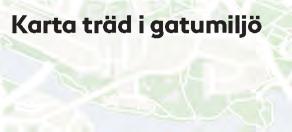 Karta träd i gatumiljö