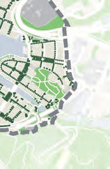 Trädplanterade parker