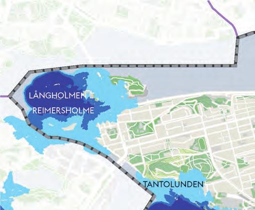 Habitatnätverk groddjur DJURGÅRDEN I stadsdelsområdet finns i viss utsträckning sammanhållna och