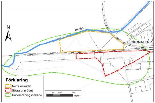 1.1 BT Kemi-området & Braån BT Kemi-området är lokaliserat i västra Skåne och omfattas av två delområden: det norra och det södra.