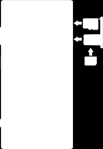 1. Laddnings-/aviseringslampa 2. Headsetuttag 3. Främre kamerans lins 4. Andra mikrofon 5. Högtalare 6. Närhets-/ljussensor 7. Volymknapp/kamerazoomknapp 8. Strömbrytare/ fingeravtryckssensor 9.