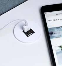 GROMMET Ø 80 MM El och 2 USB-laddning.