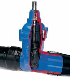 SLUSSVENTIL MED PE-RÖR DIN / PRODUKTER FÖR VATTEN Serie 36/80-126 Slussventil med PE-rör Spindelhylsa ingår EPDM gummibelagd kil epoxibeläggning PE 100-rör PN 10, SDR 17 DN 65-300 AVK Slussventiler