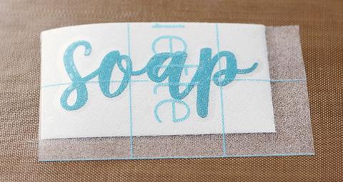 Silhouette s transfer tape is clear with grid lines, which makes seeing designs underneath easy. You can use the lines to make your design level too.