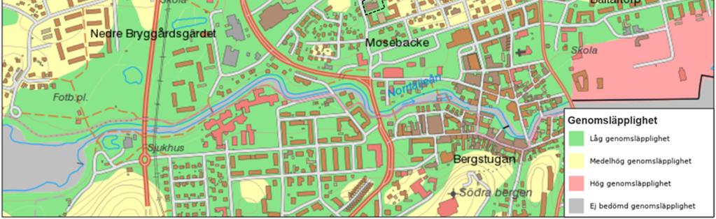 2 Grundvattennivåer Information beträffande områdets grundvattennivå och