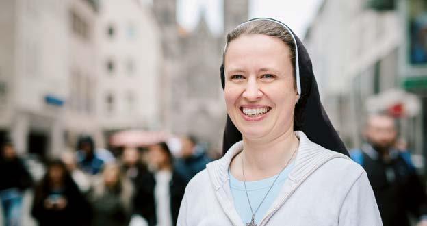 Sr. Magdalena Winghofer CJ»Ich habe keinen Job, ich habe eine Sendung«Als Stadtjugendseelsorgerin von Nürnberg gehört Schwester Magdalena der Congregatio Jesu an, deren Gründerin Mary Ward ein