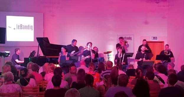 Gottesdienst mit»lebandig«die Band lebandig steht seit 22 Jahren für neue geistliche Musik zwischen Jazz und Pop! Bläser, Rhythmusgruppe und Gesang werden zu einem unverkennbaren Sound gemischt.