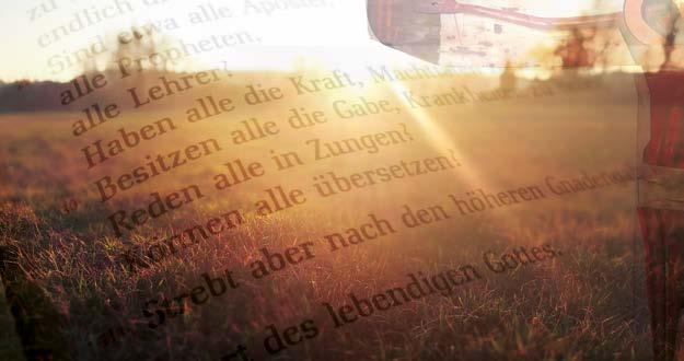»Im Anfang war das Wort, und das Wort war bei Gott, und das Wort war Gott.
