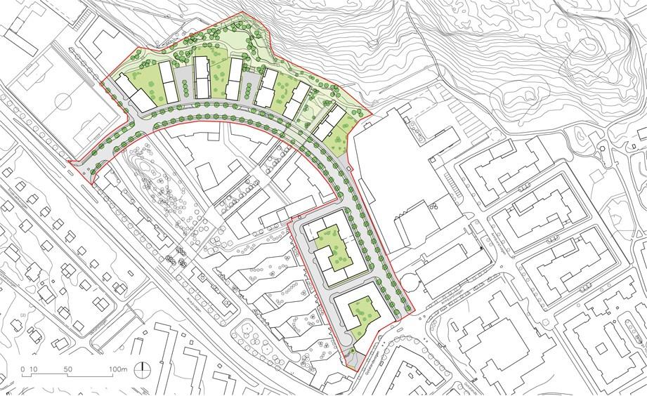 Sida 2 (7) ett exploateringsavtal har tagits fram som bland annat reglerar att gata och park ska övertas av staden utan ersättning.